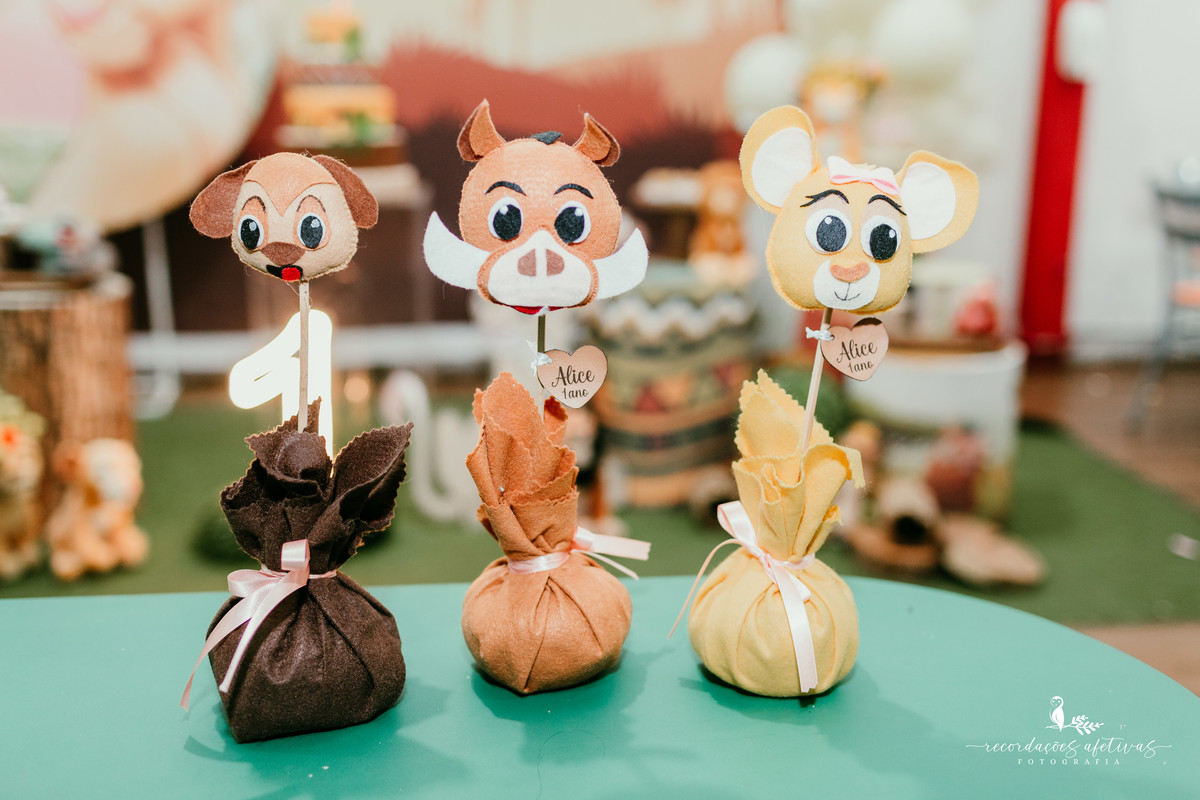 Aniversário 1 Aninho com tema O Rei Leão realizado no Buffet Aquarela Park em Sorocaba - SP