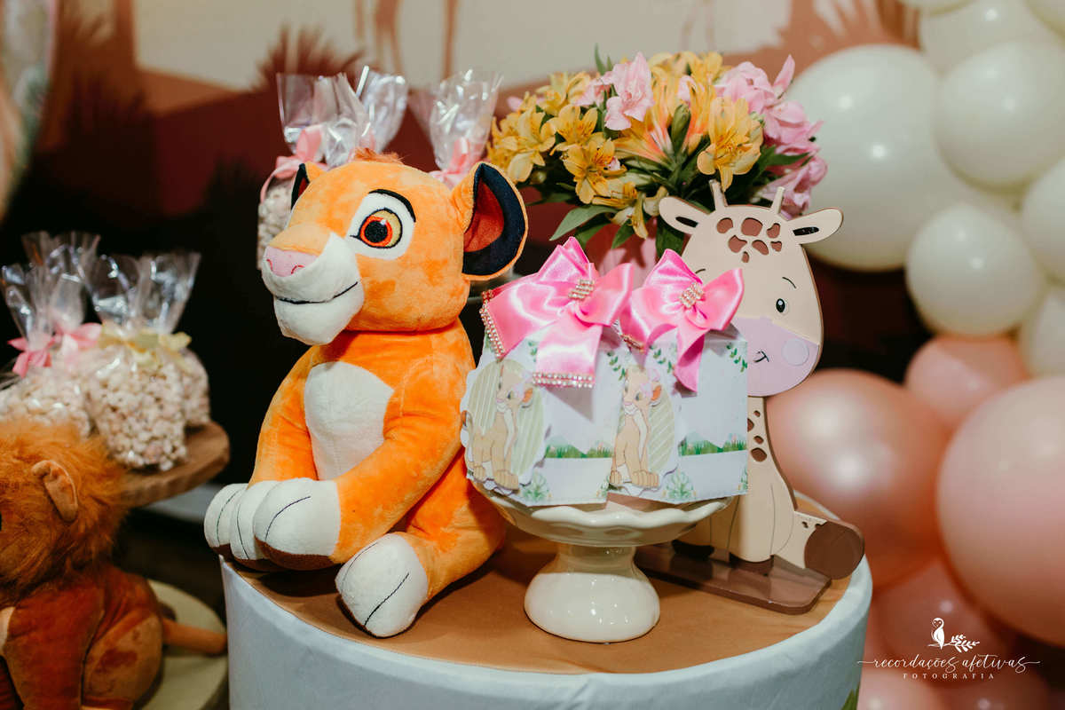 Aniversário 1 Aninho com tema O Rei Leão realizado no Buffet Aquarela Park em Sorocaba - SP