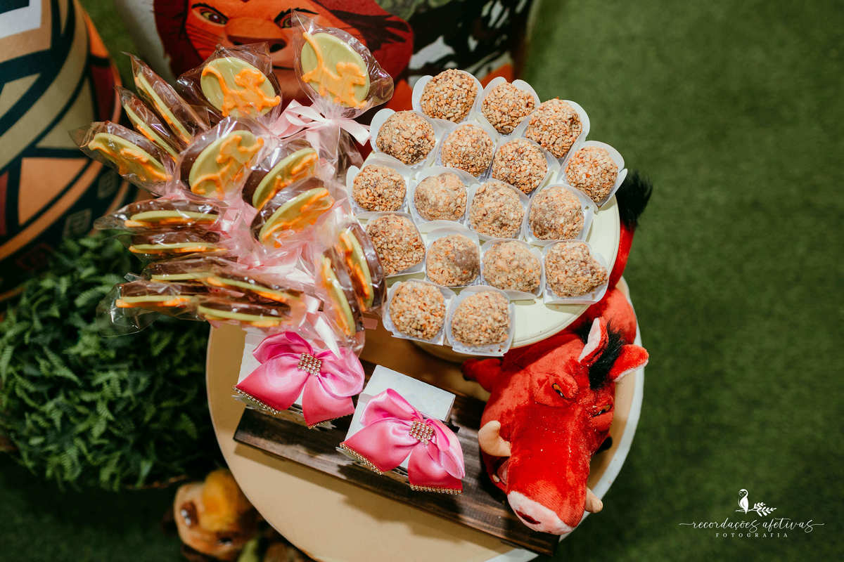 Aniversário 1 Aninho com tema O Rei Leão realizado no Buffet Aquarela Park em Sorocaba - SP