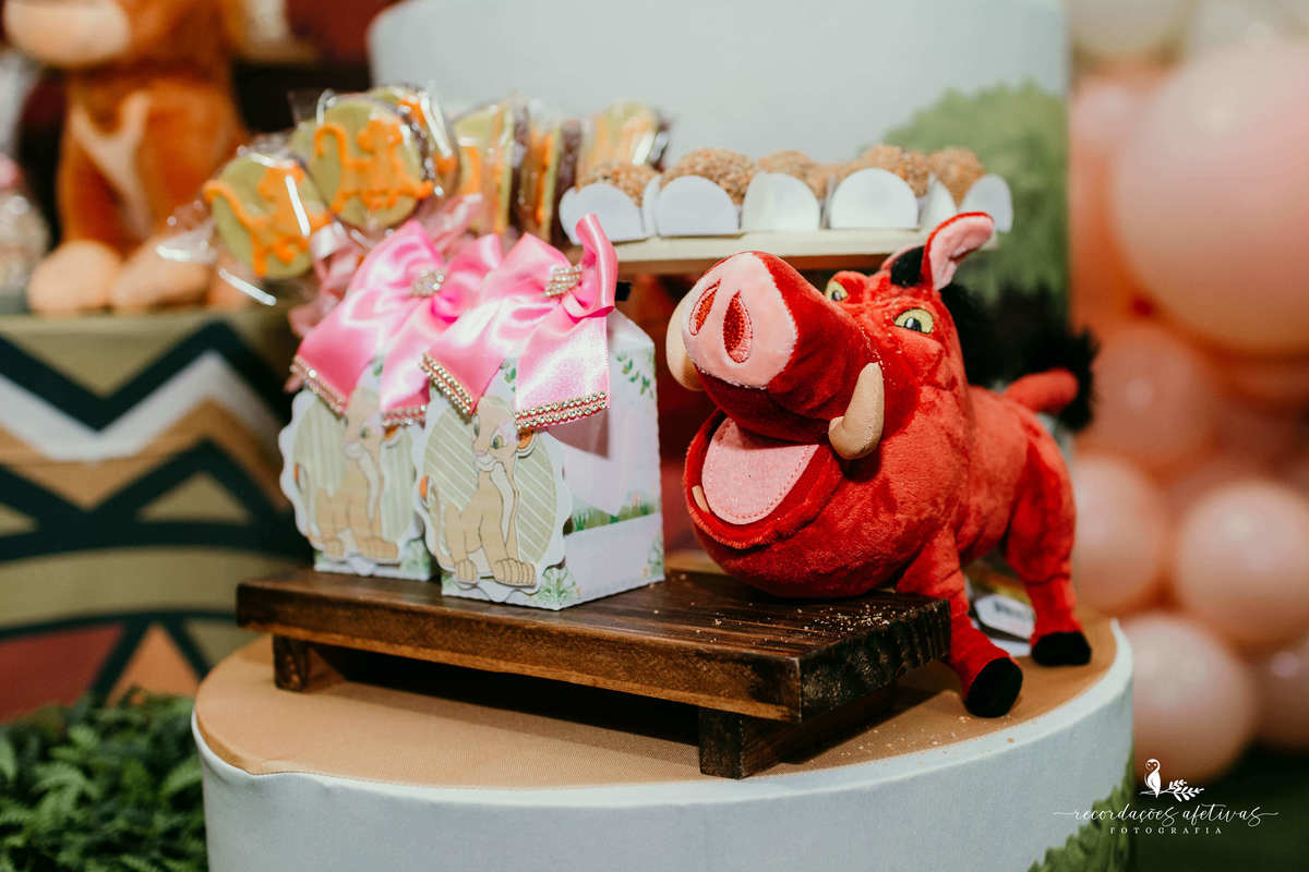 Aniversário 1 Aninho com tema O Rei Leão realizado no Buffet Aquarela Park em Sorocaba - SP
