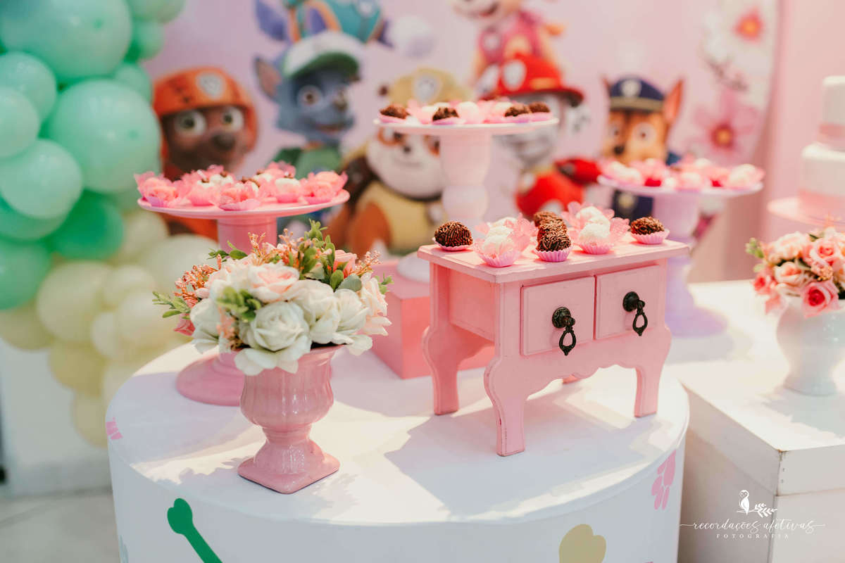 Aniversário Infantil com Tema Patrulha Canina realizado no Buffet Toca do Panda, Jaguaré - SP