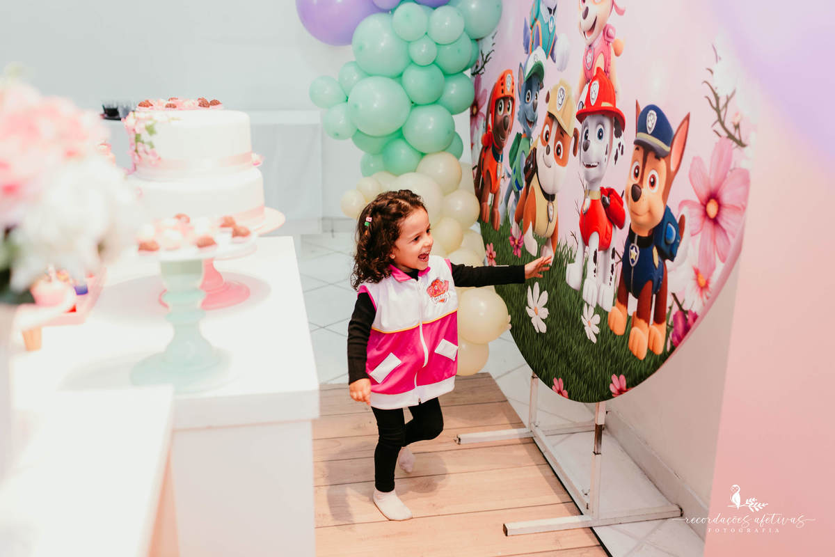 Aniversário Infantil com Tema Patrulha Canina realizado no Buffet Toca do Panda, Jaguaré - SP
