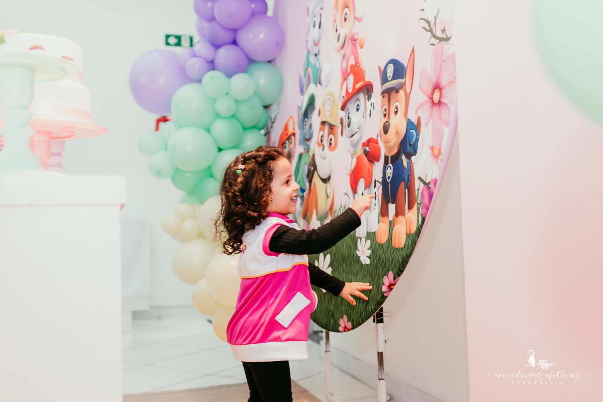 Aniversário Infantil com Tema Patrulha Canina realizado no Buffet Toca do Panda, Jaguaré - SP