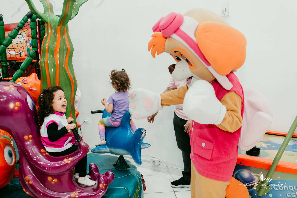 Aniversário Infantil com Tema Patrulha Canina realizado no Buffet Toca do Panda, Jaguaré - SP