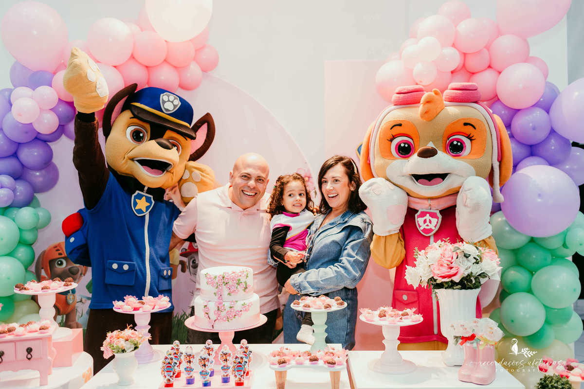 Aniversário Infantil com Tema Patrulha Canina realizado no Buffet Toca do Panda, Jaguaré - SP