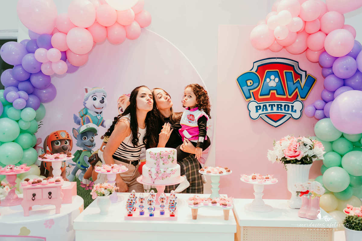 Aniversário Infantil com Tema Patrulha Canina realizado no Buffet Toca do Panda, Jaguaré - SP