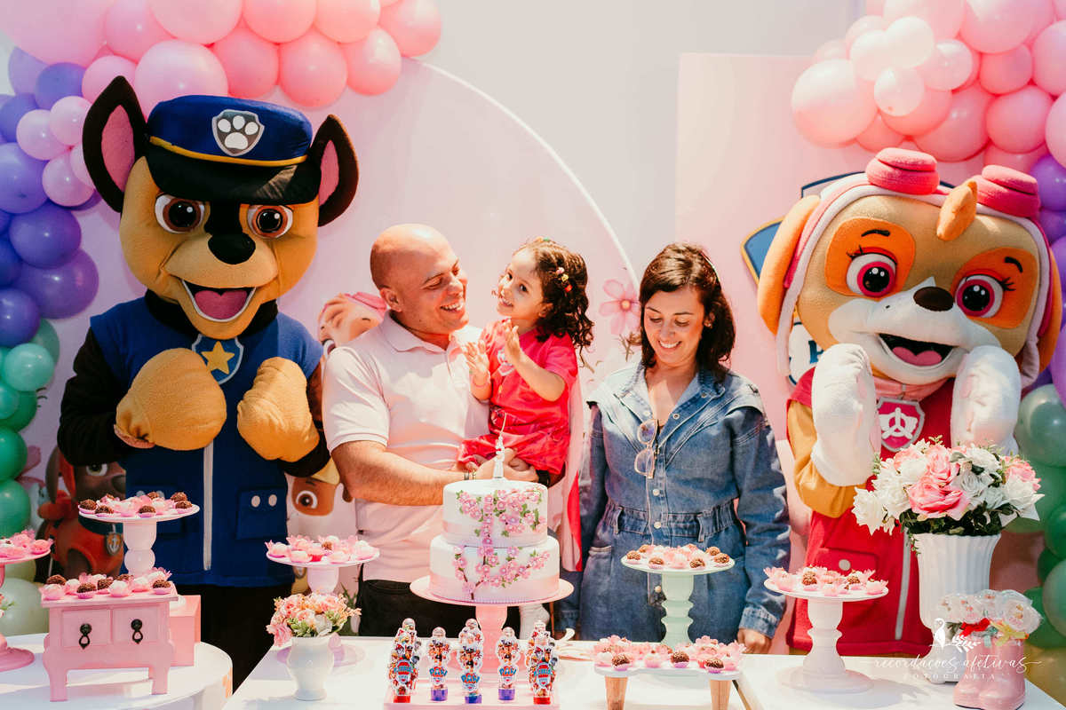 Aniversário Infantil com Tema Patrulha Canina realizado no Buffet Toca do Panda, Jaguaré - SP