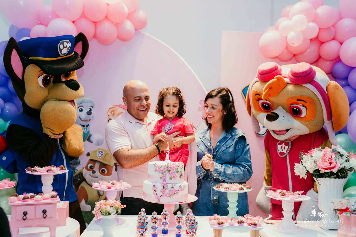 Aniversário Infantil com Tema Patrulha Canina realizado no Buffet Toca do Panda, Jaguaré - SP