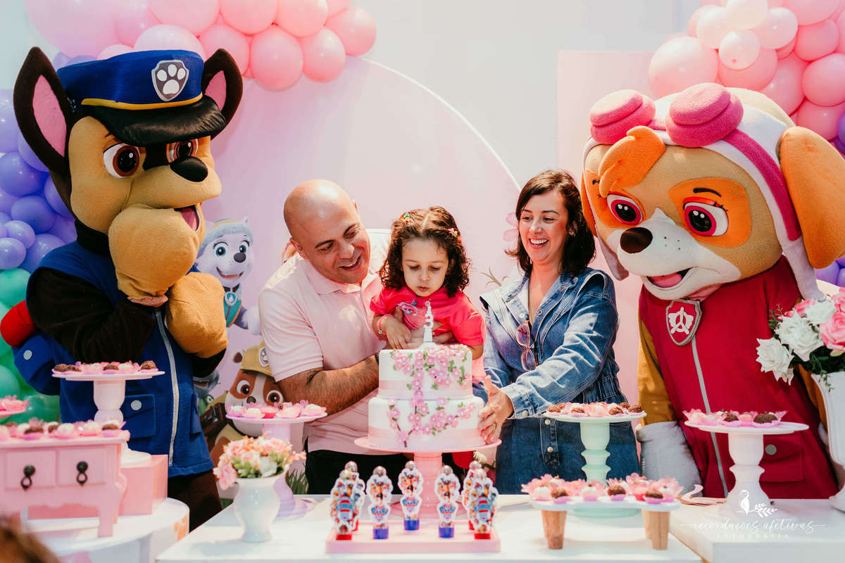 Aniversário Infantil com Tema Patrulha Canina realizado no Buffet Toca do Panda, Jaguaré - SP