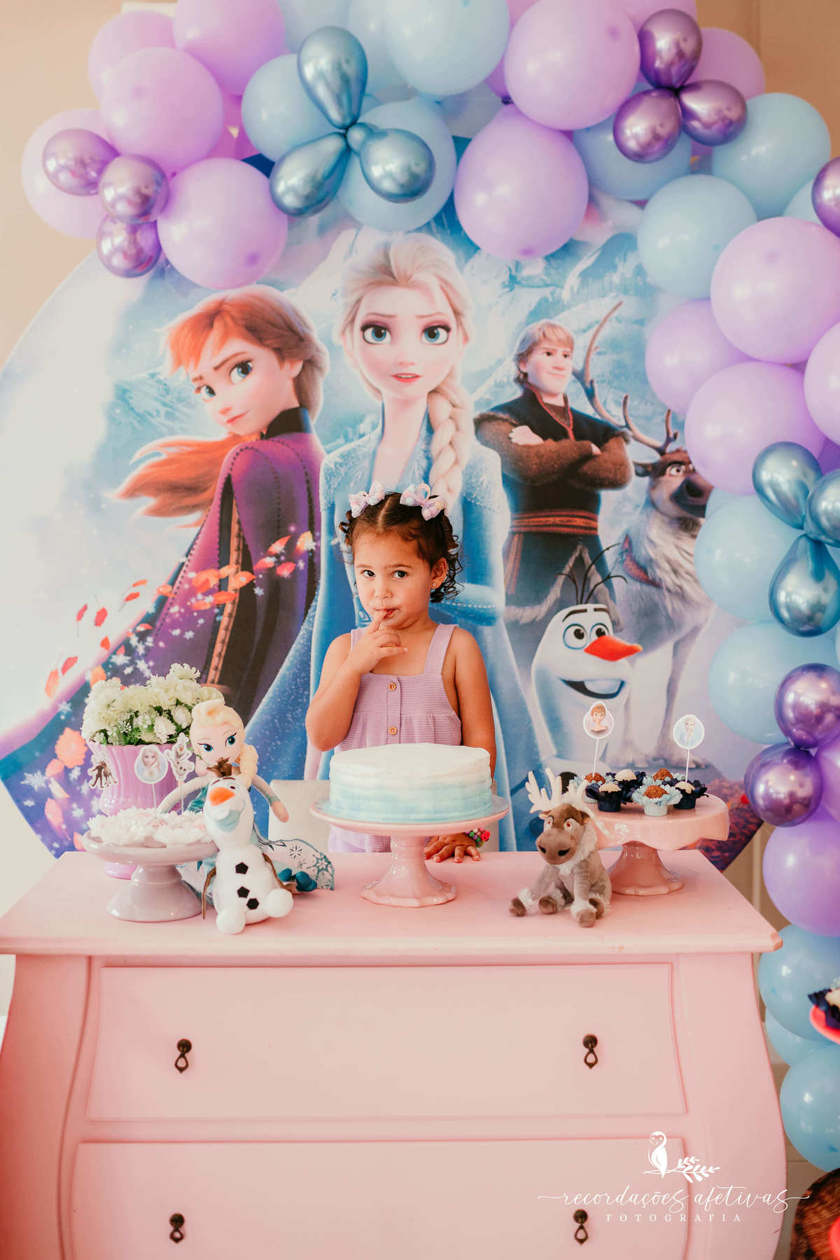 Aniversário Infantil com Tema Frozen realizado em São Roque - SP
