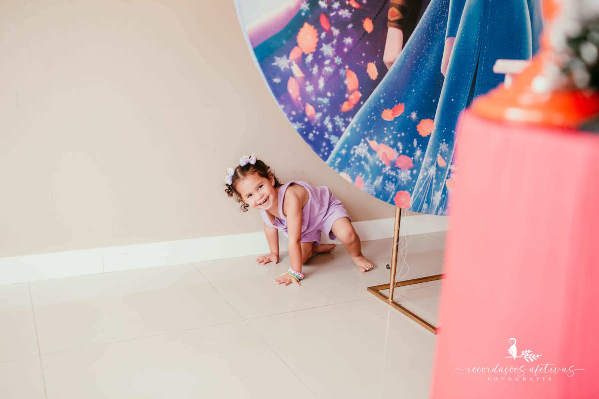 Aniversário Infantil com Tema Frozen realizado em São Roque - SP