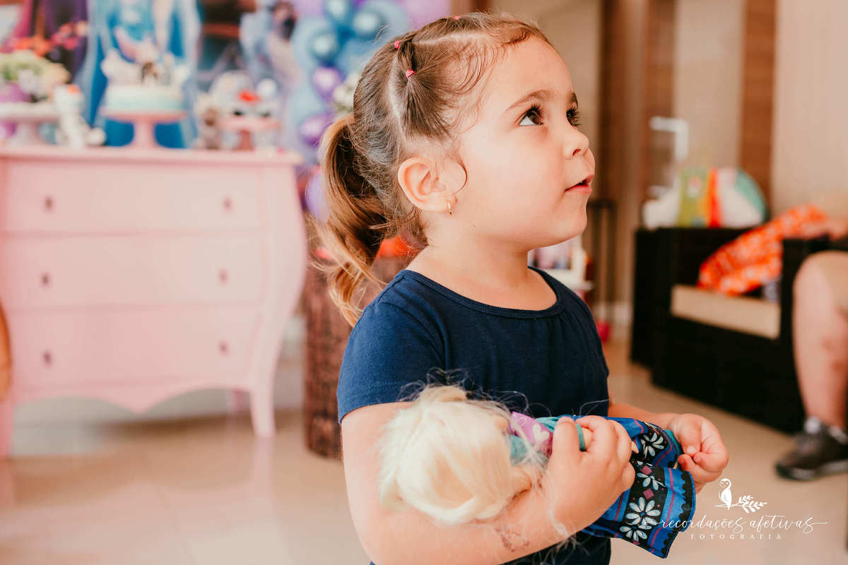 Aniversário Infantil com Tema Frozen realizado em São Roque - SP