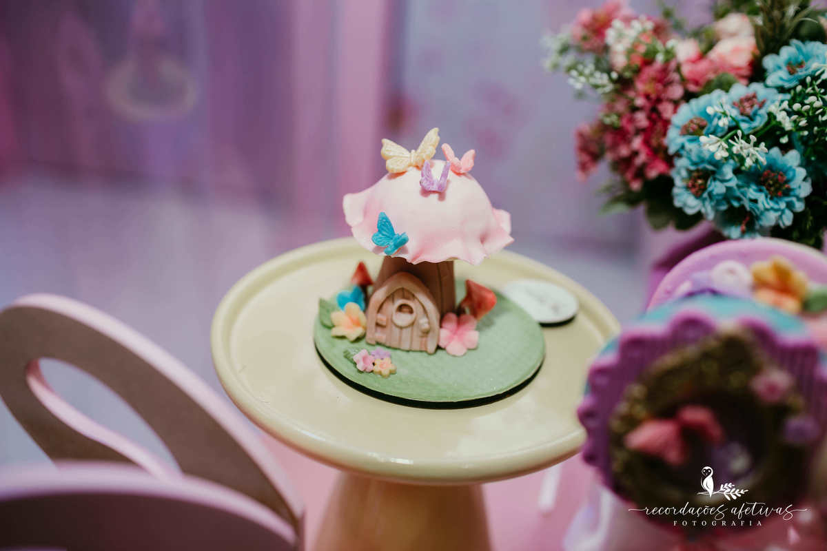 Aniversário 1 Aninho com Tema Jardim Encantado, realizado no Buffet Viva São Roque - SP