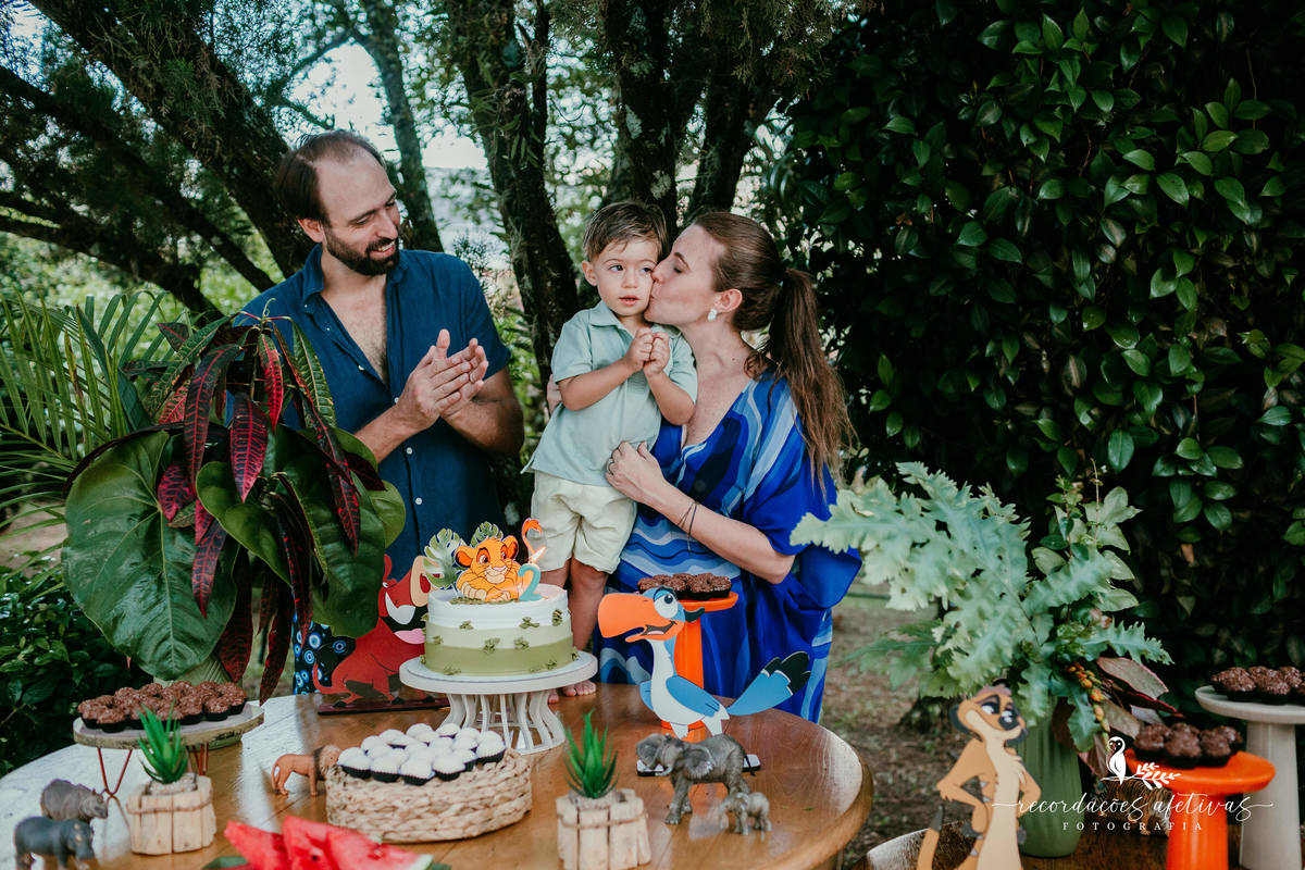 Aniversário Infantil com tema O Rei Leão, realizado no condomínio Terras de São José, em Itu - SP