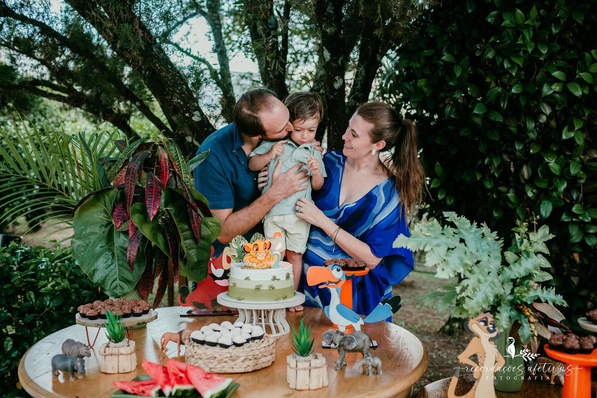Aniversário Infantil com tema O Rei Leão, realizado no condomínio Terras de São José, em Itu - SP