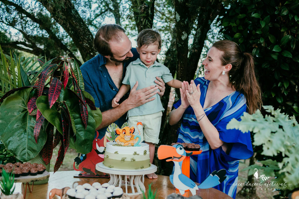Aniversário Infantil com tema O Rei Leão, realizado no condomínio Terras de São José, em Itu - SP