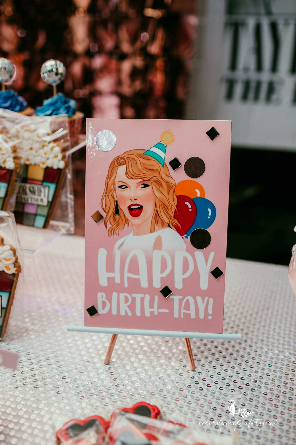 Aniversário com tema Taylor Swift realizado no Jardins - SP