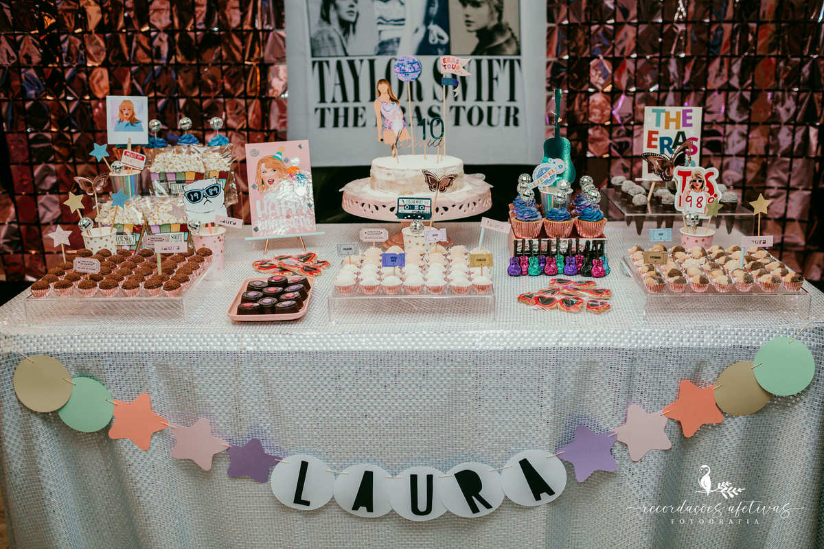 Aniversário com tema Taylor Swift realizado no Jardins - SP