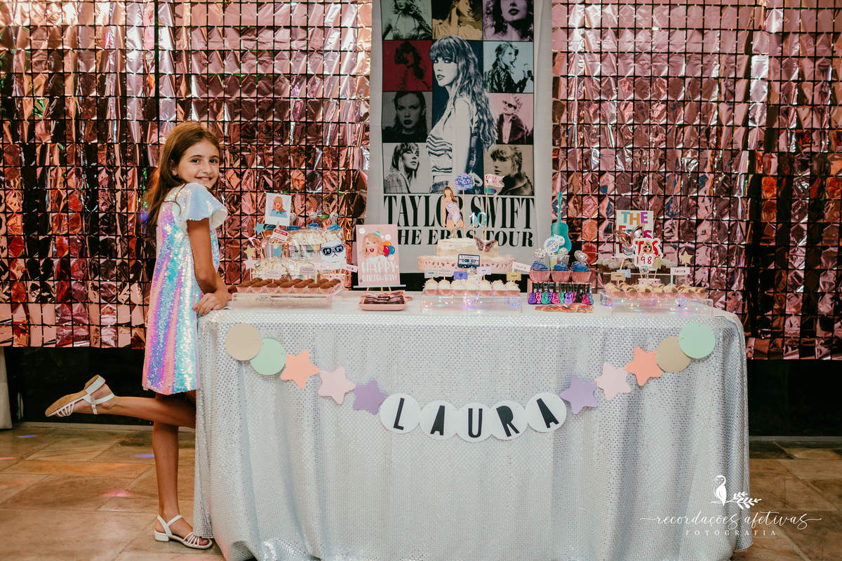 Aniversário com tema Taylor Swift realizado no Jardins - SP