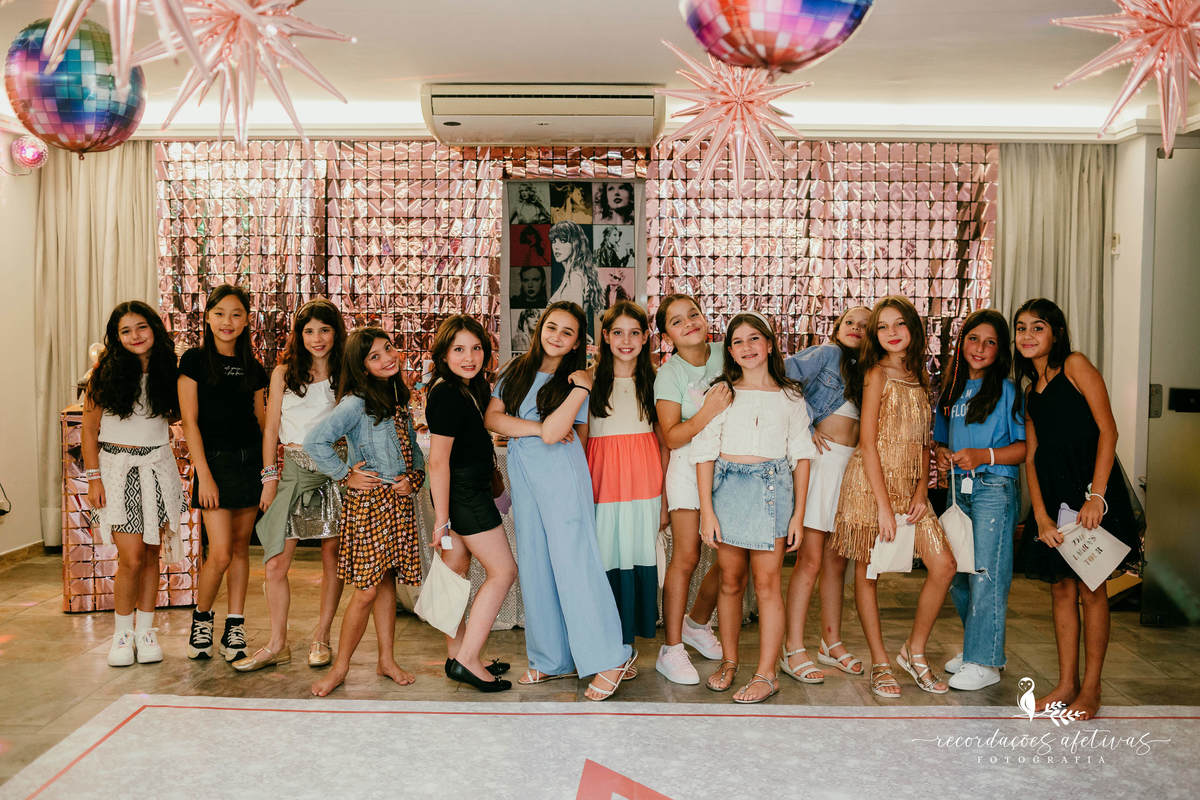 Aniversário com tema Taylor Swift realizado no Jardins - SP
