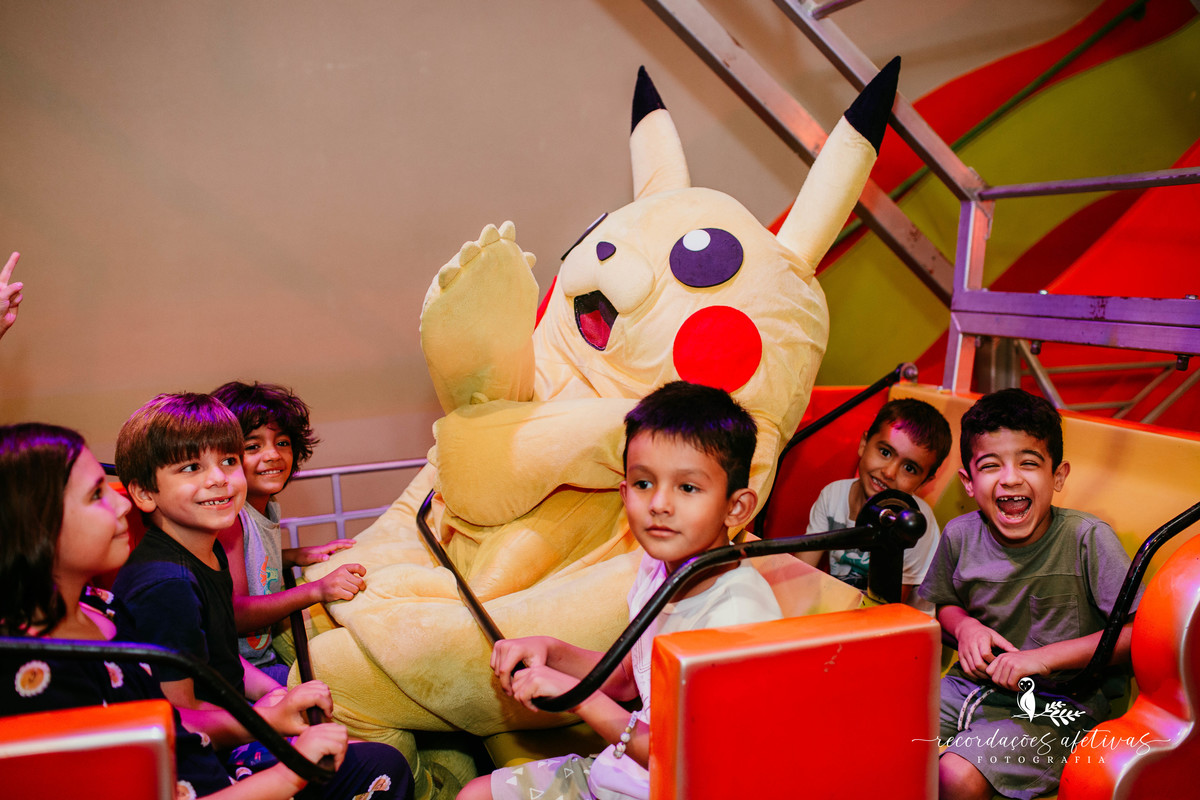 Aniversário de Menino com Tema Pokemon realizado no Buffet no Meio do Mato, em Itu - SP