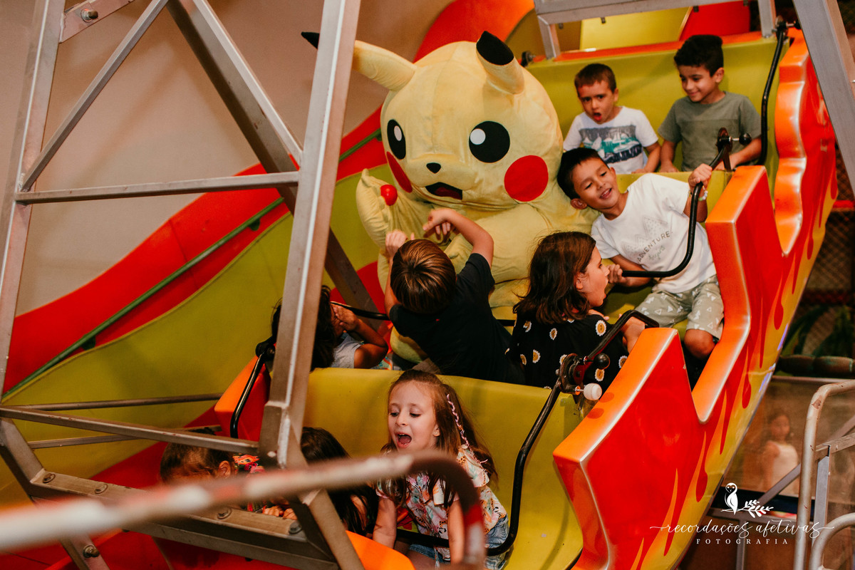 Aniversário de Menino com Tema Pokemon realizado no Buffet no Meio do Mato, em Itu - SP