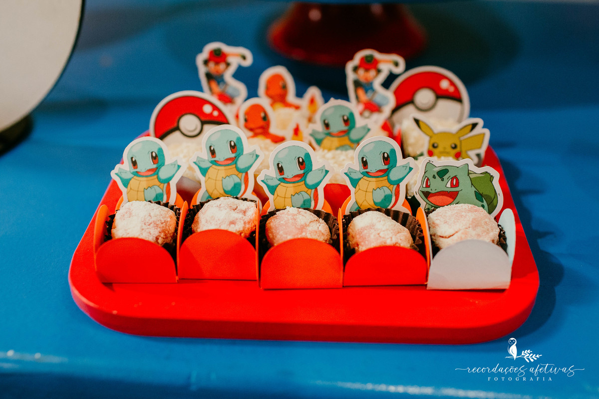 Aniversário de Menino com Tema Pokemon realizado no Buffet no Meio do Mato, em Itu - SP