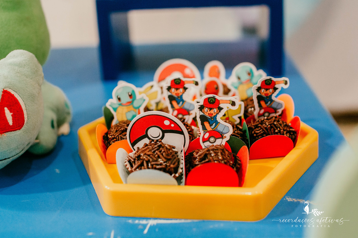 Aniversário de Menino com Tema Pokemon realizado no Buffet no Meio do Mato, em Itu - SP