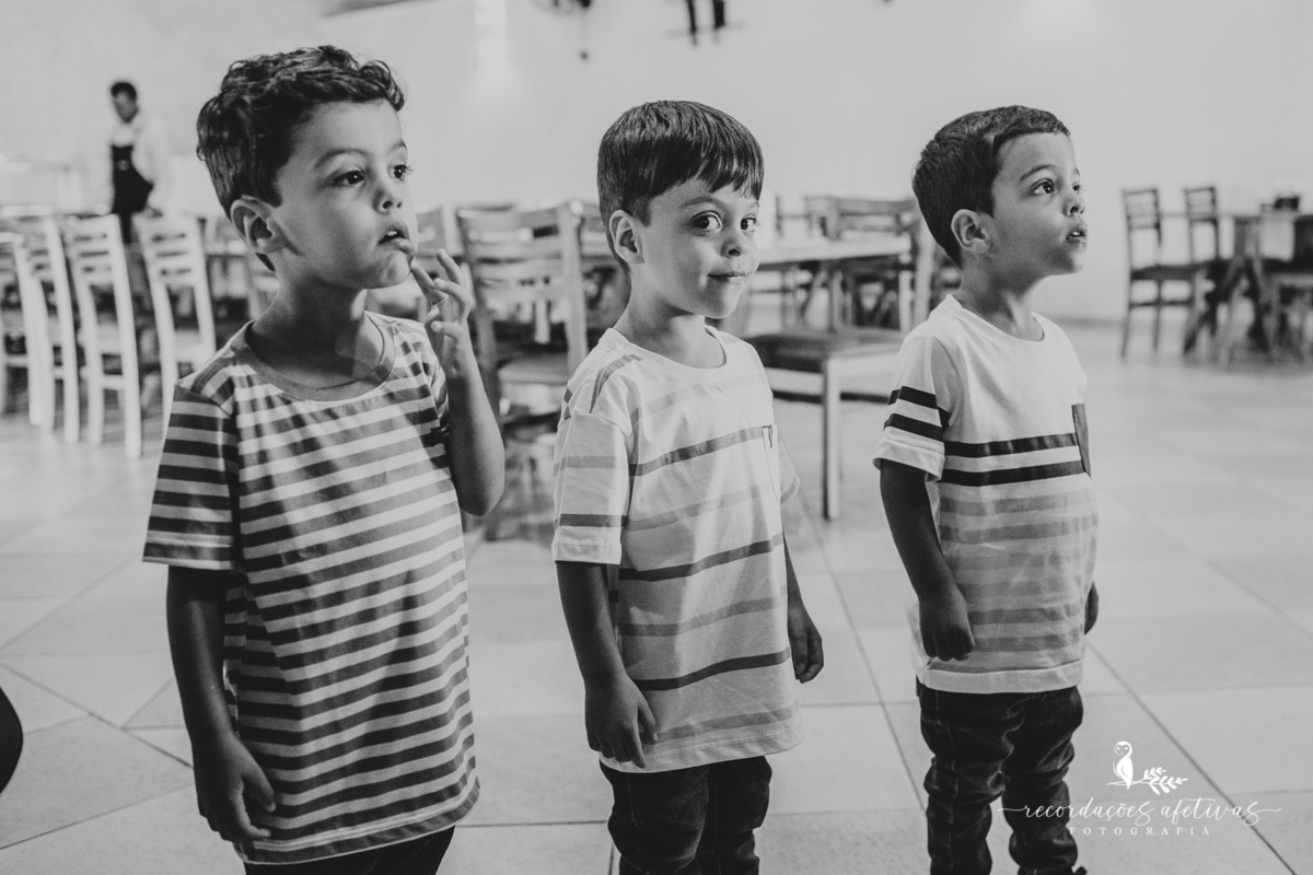 Aniversário Infantil de Trigêmeos, com tema Mickey, realizado na Fazendinha Santa Adélia, no Roteiro do Vinho, em São Roque - SP