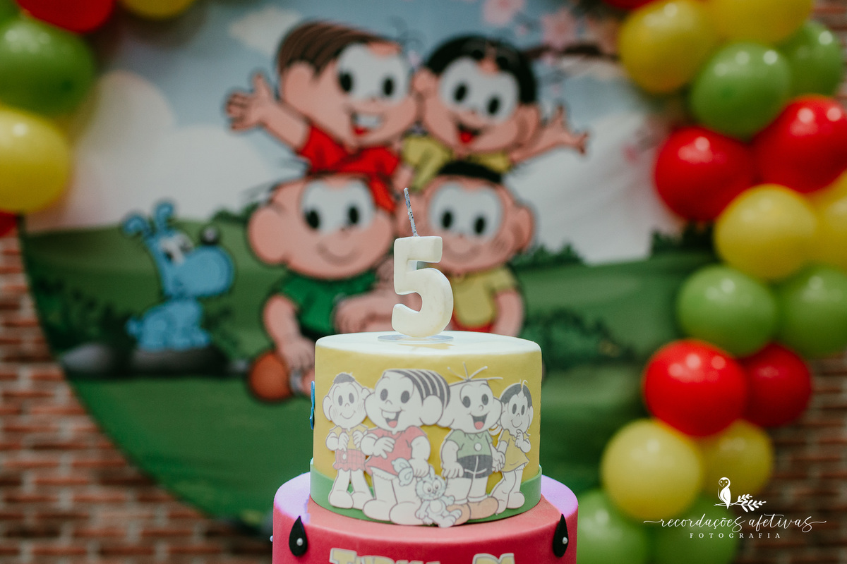 Aniversário Menina e Menino com tema Turma da Mônica, realizado no Buffet Viva São Roque - SP