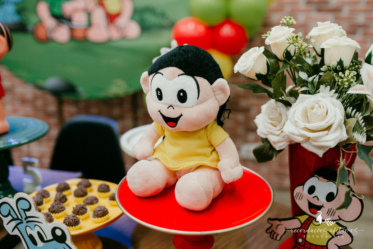Aniversário Menina e Menino com tema Turma da Mônica, realizado no Buffet Viva São Roque - SP
