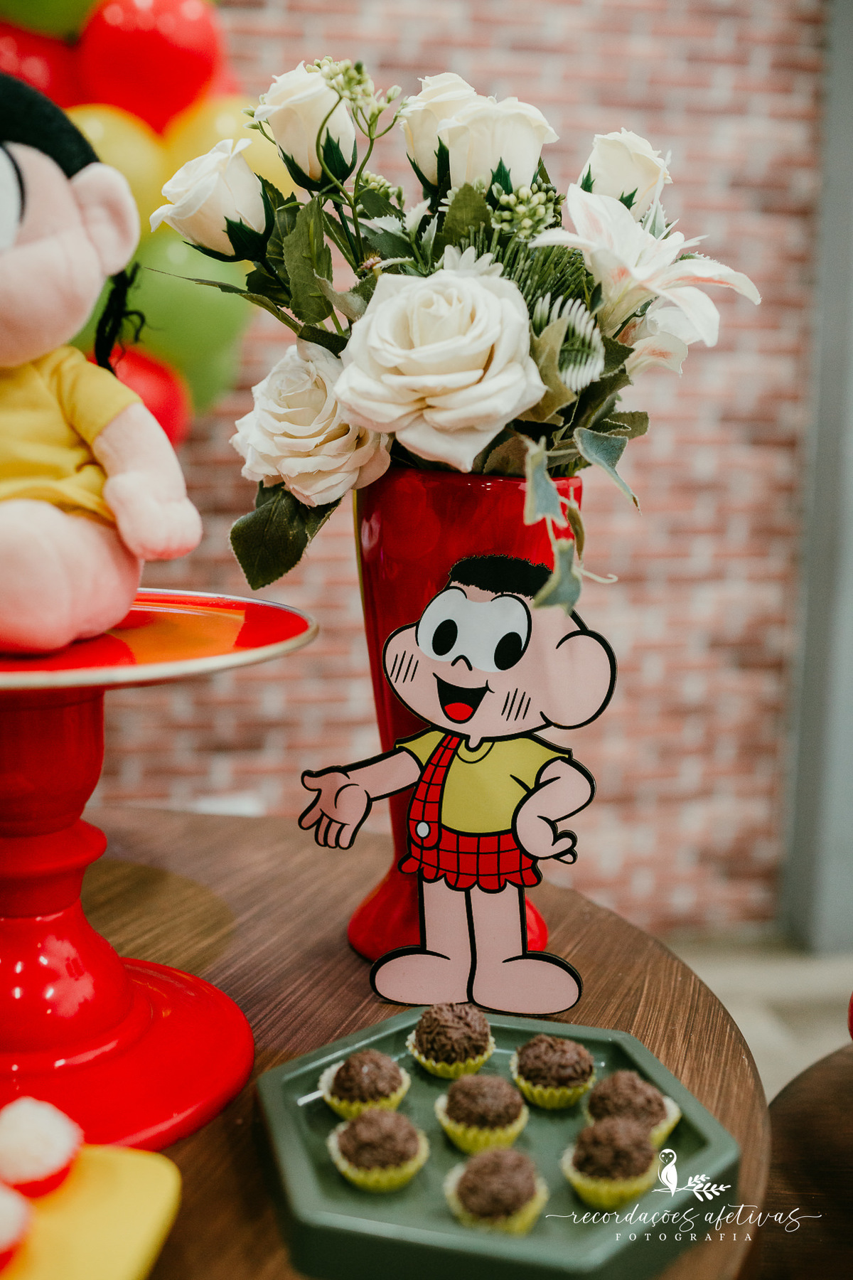 Aniversário Menina e Menino com tema Turma da Mônica, realizado no Buffet Viva São Roque - SP