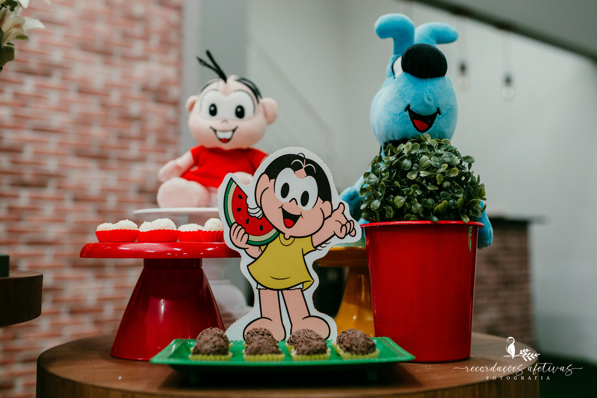 Aniversário Menina e Menino com tema Turma da Mônica, realizado no Buffet Viva São Roque - SP