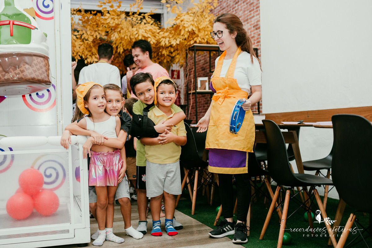 Aniversário Menina e Menino com tema Turma da Mônica, realizado no Buffet Viva São Roque