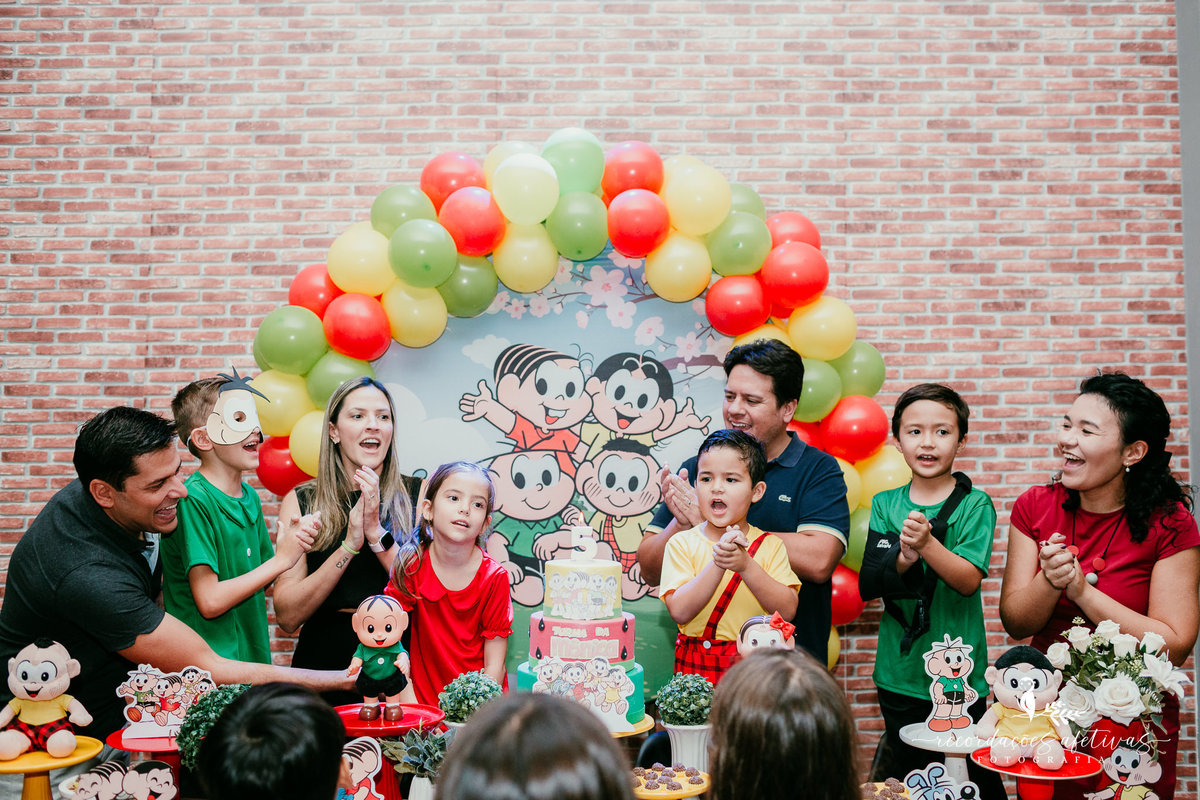 Aniversário Menina e Menino com tema Turma da Mônica, realizado no Buffet Viva São Roque