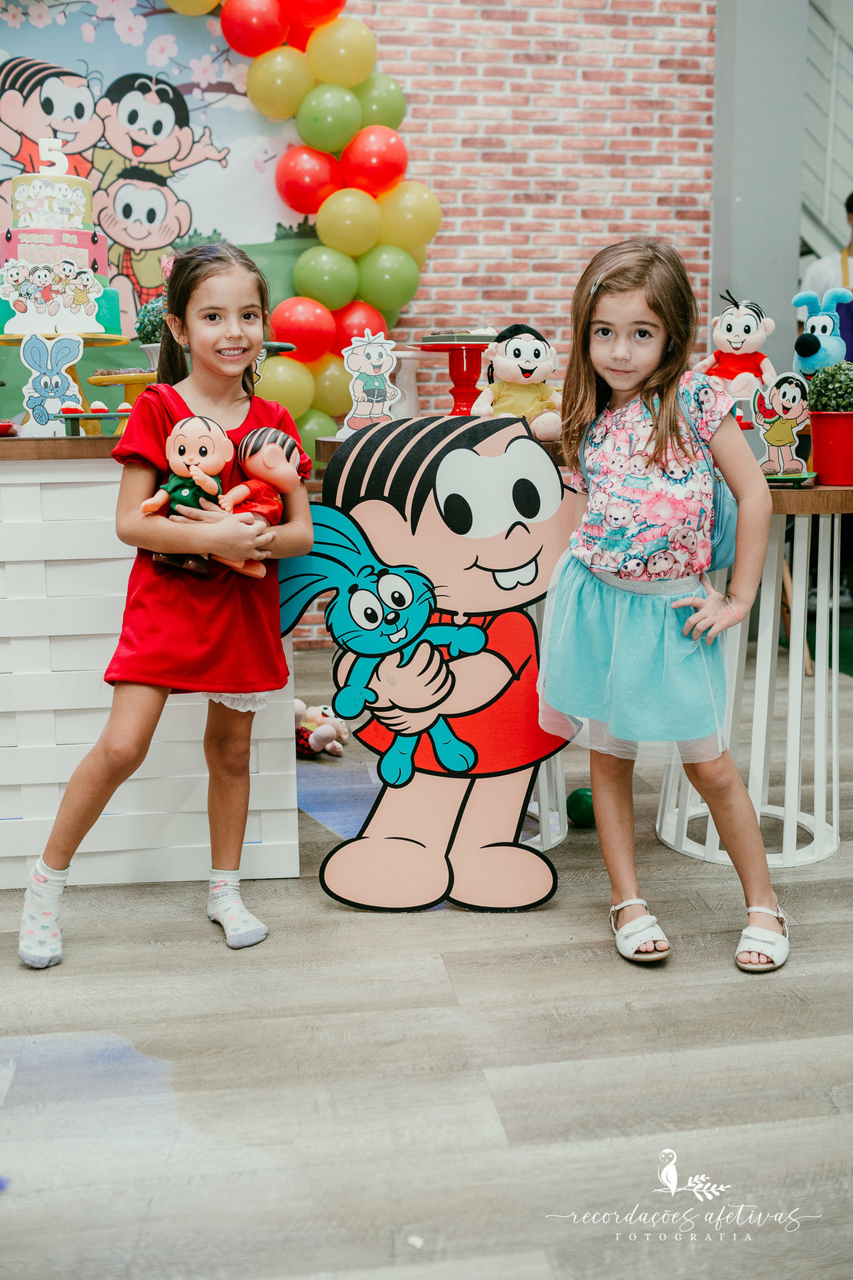 Aniversário Menina e Menino com tema Turma da Mônica, realizado no Buffet Viva São Roque