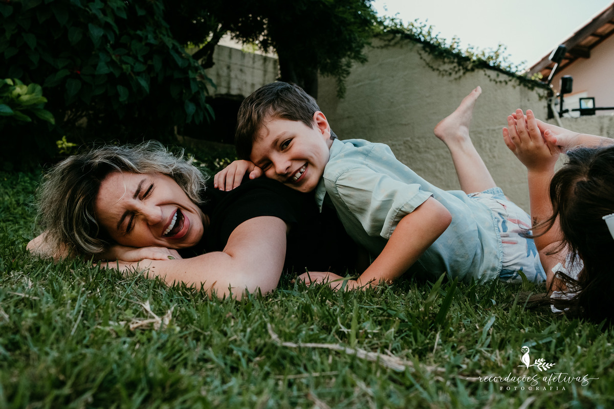 Ensaio Dia das Mães com momentos mãe e filhos realizado em São Roque - SP