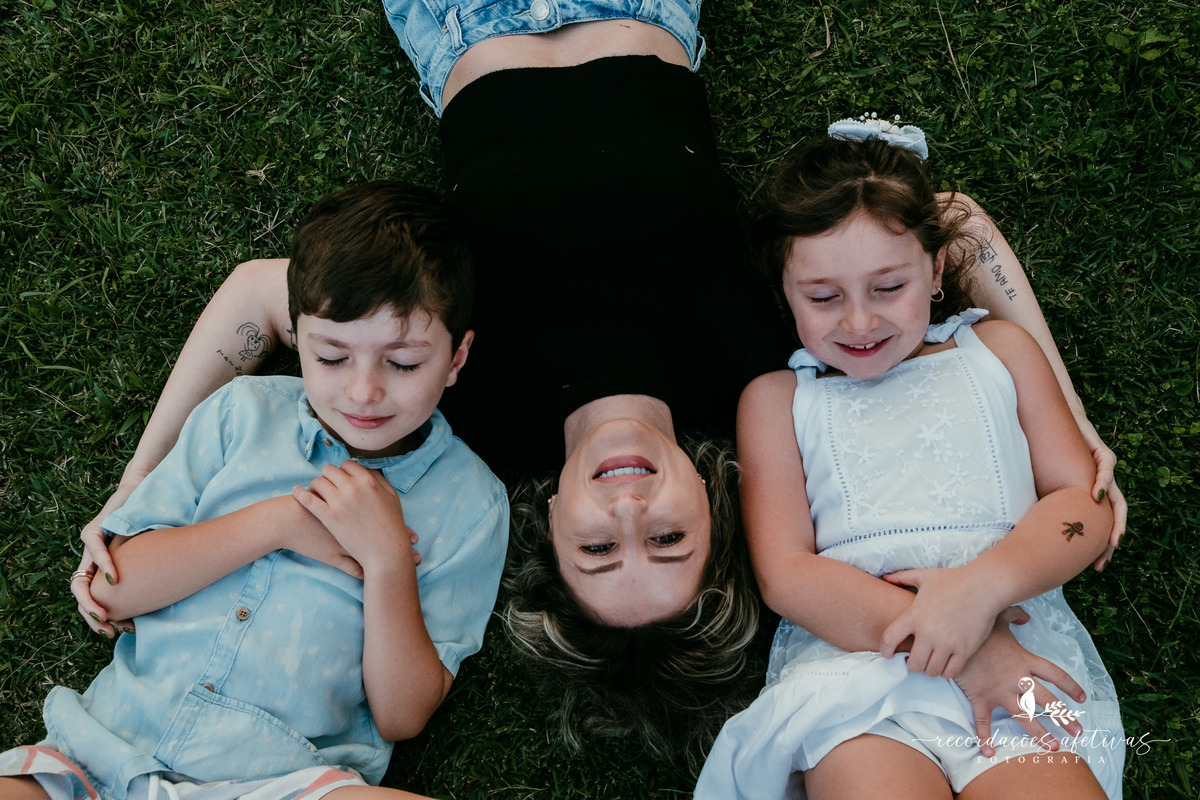 Ensaio Dia das Mães com momentos mãe e filhos realizado em São Roque - SP