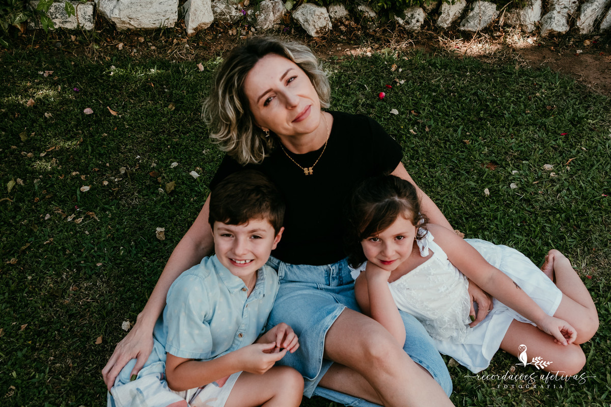 Ensaio Dia das Mães com momentos mãe e filhos realizado em São Roque - SP