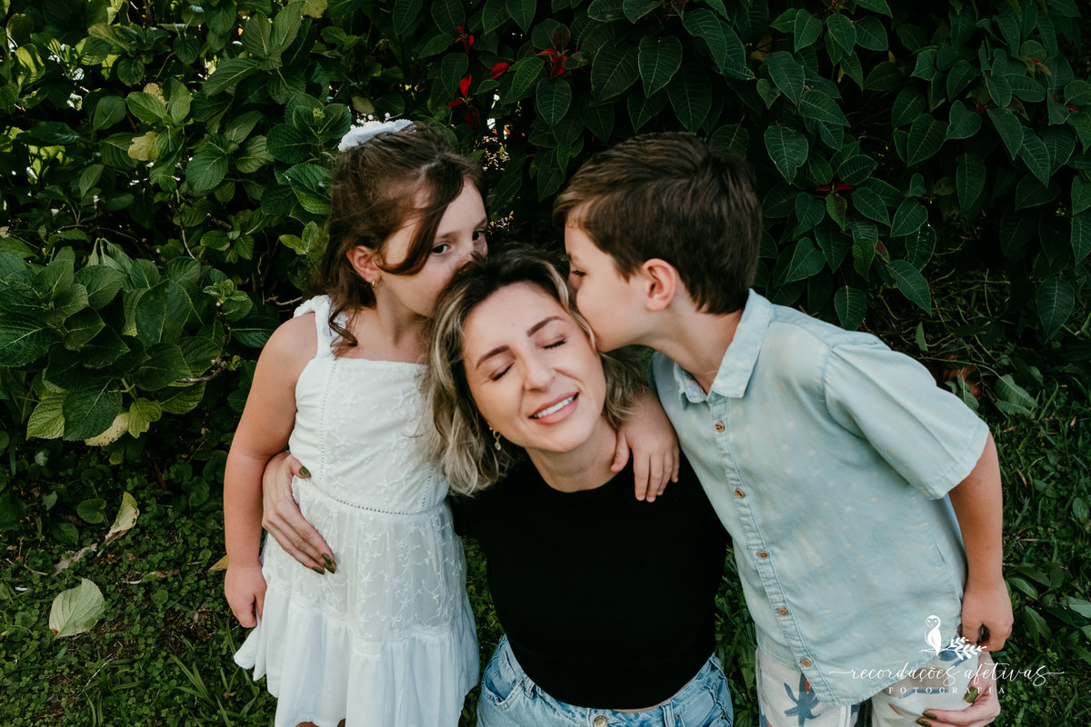 Ensaio Dia das Mães com momentos mãe e filhos realizado em São Roque - SP