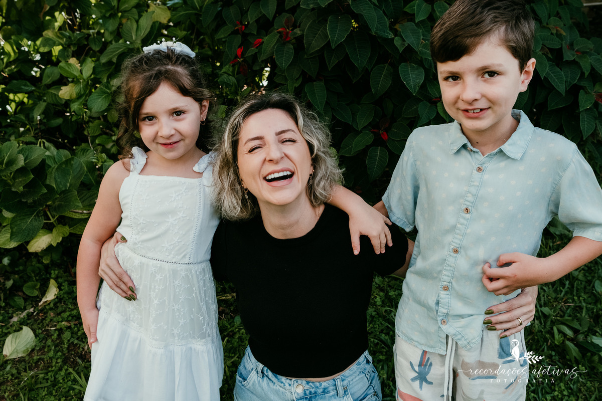 Ensaio Dia das Mães com momentos mãe e filhos realizado em São Roque - SP