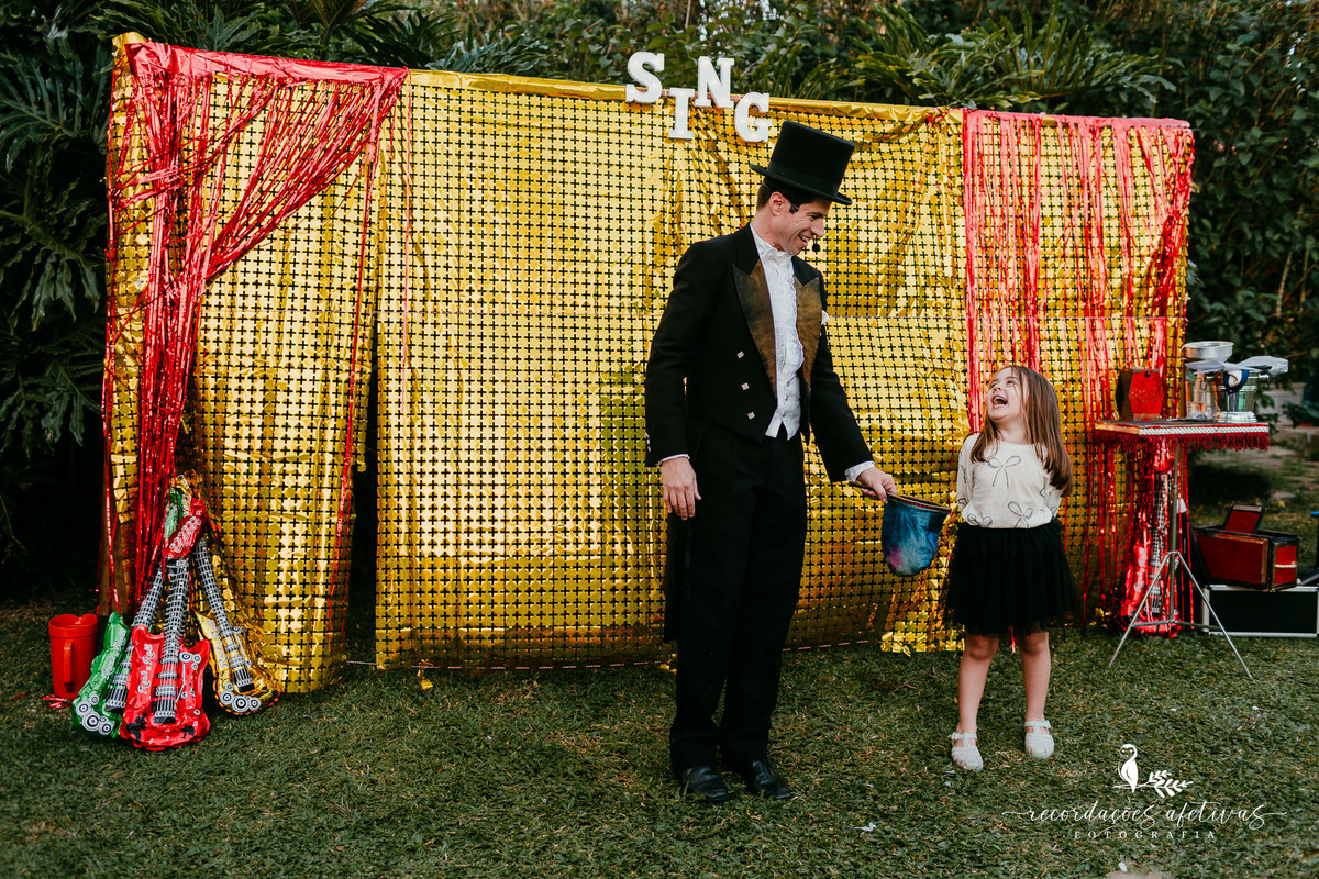 Aniversário Infantil com Tema do Filme Sing realizado em Mairinque - SP