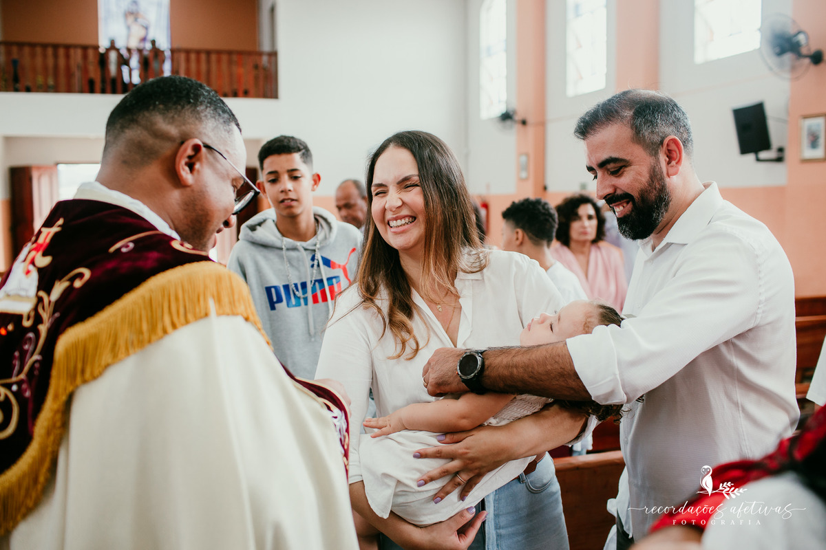 Batizado realizado na Paróquia São João Batista, São João Novo em São Roque