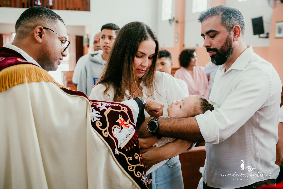 Batizado realizado na Paróquia São João Batista, São João Novo em São Roque