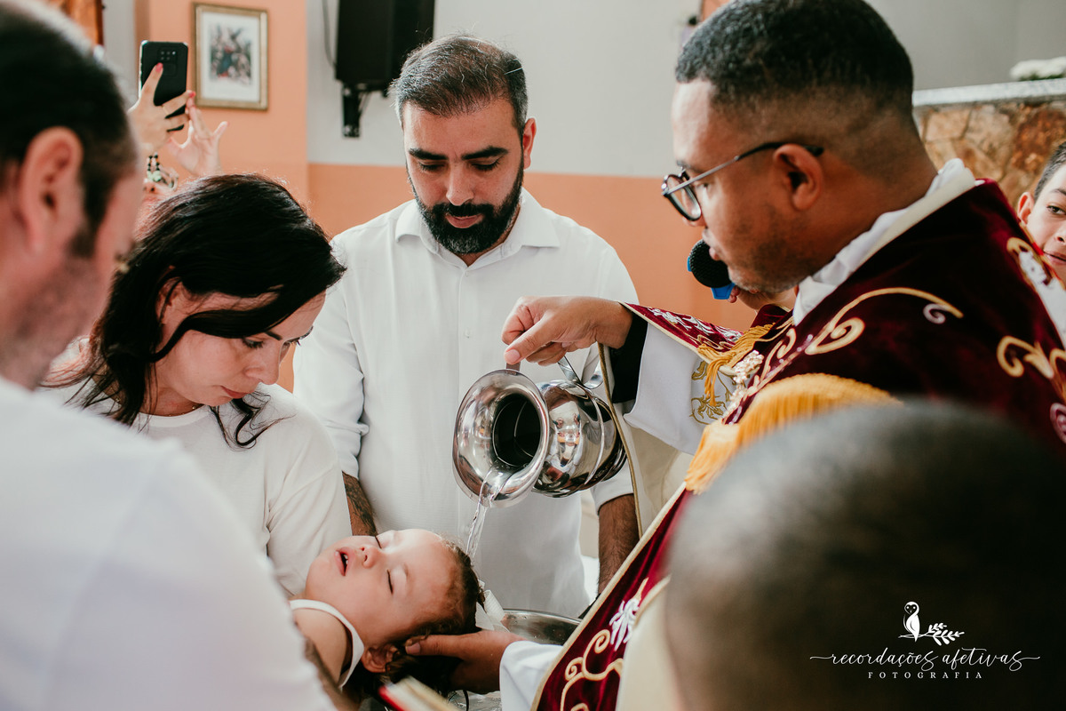 Batizado realizado na Paróquia São João Batista, São João Novo em São Roque