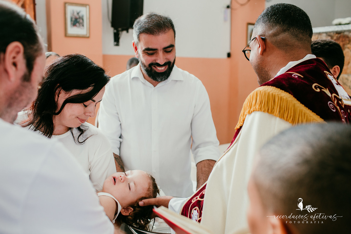 Batizado realizado na Paróquia São João Batista, São João Novo em São Roque