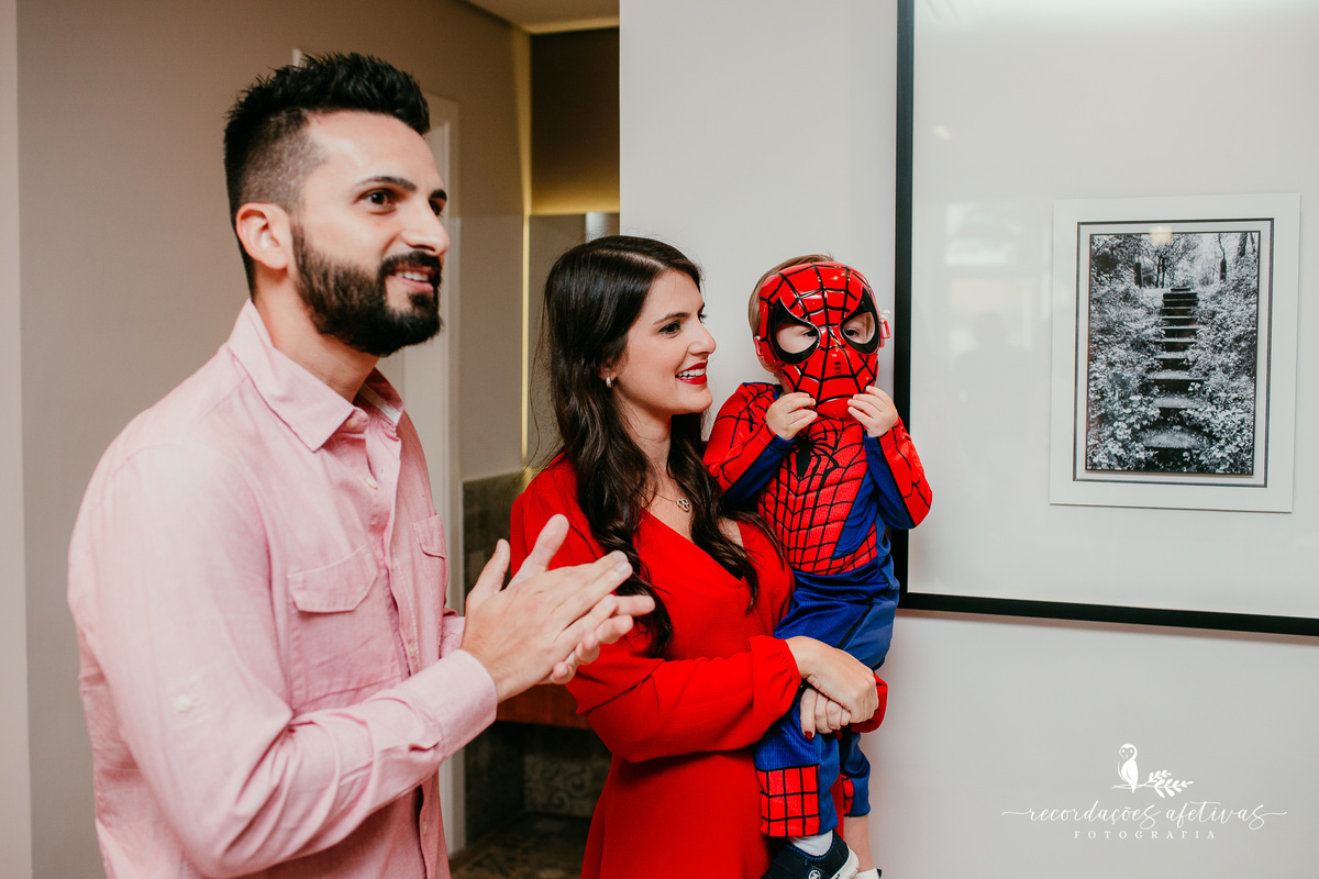 Aniversário de Menino com tema Homem Aranha realizado no Condomínio Chácara Klabin, Vila Mariana