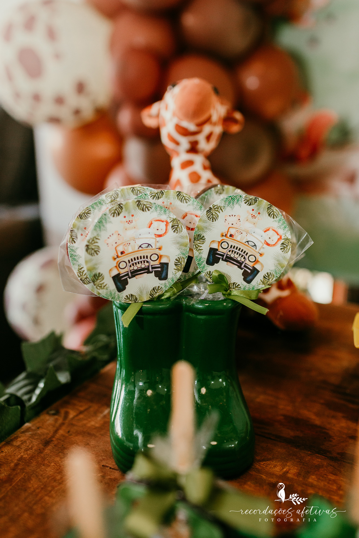 pirulito de chocolate
