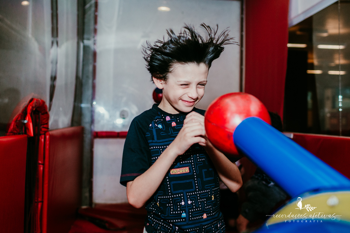 Aniversário de menino com tema Fortnite, realizado no Stadium Morumbi - SP