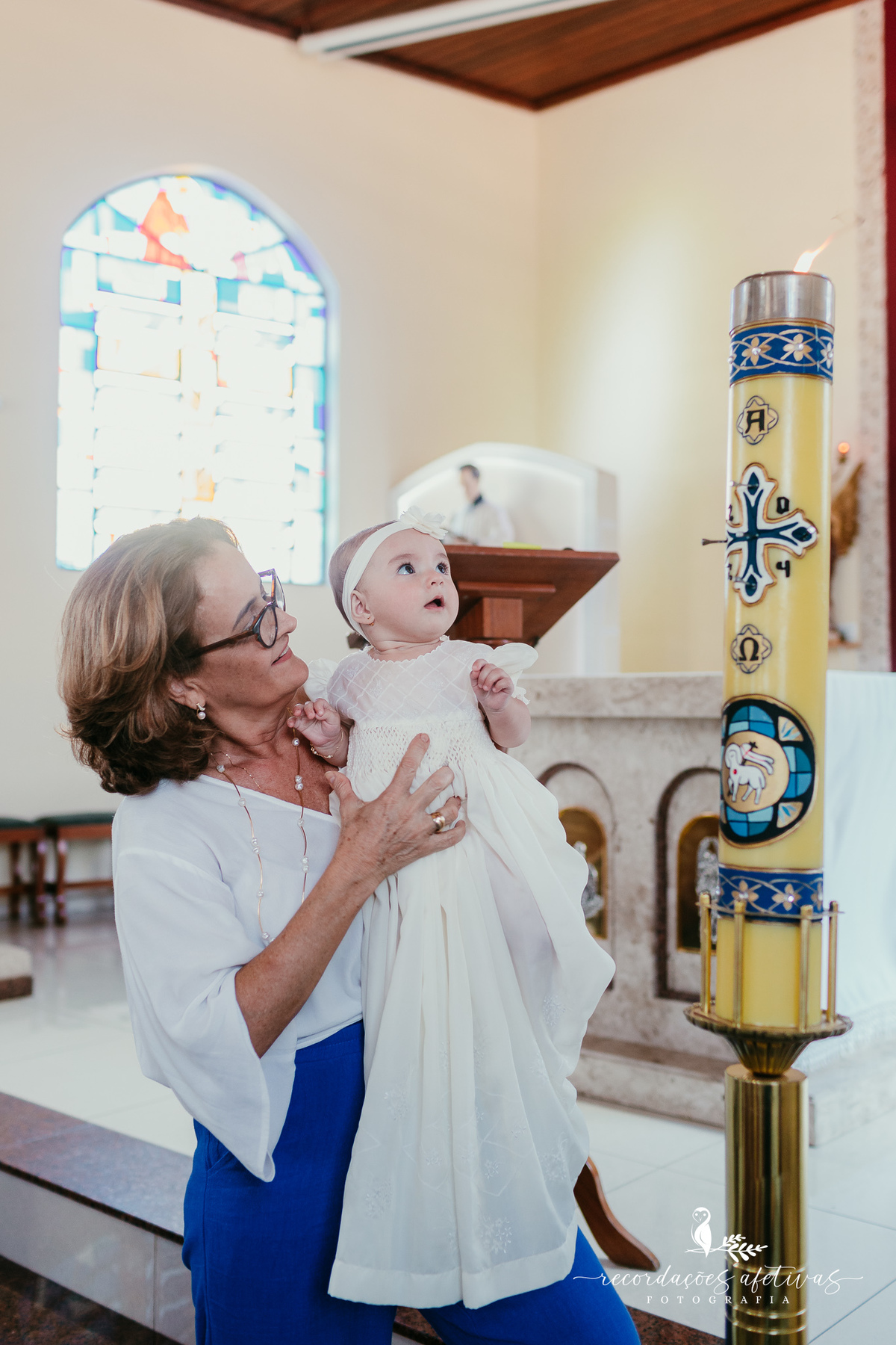Batizado realizado na Paróquia São Luiz Gonzaga em São Roque e recepção na Fazendinha Santa Adélia
